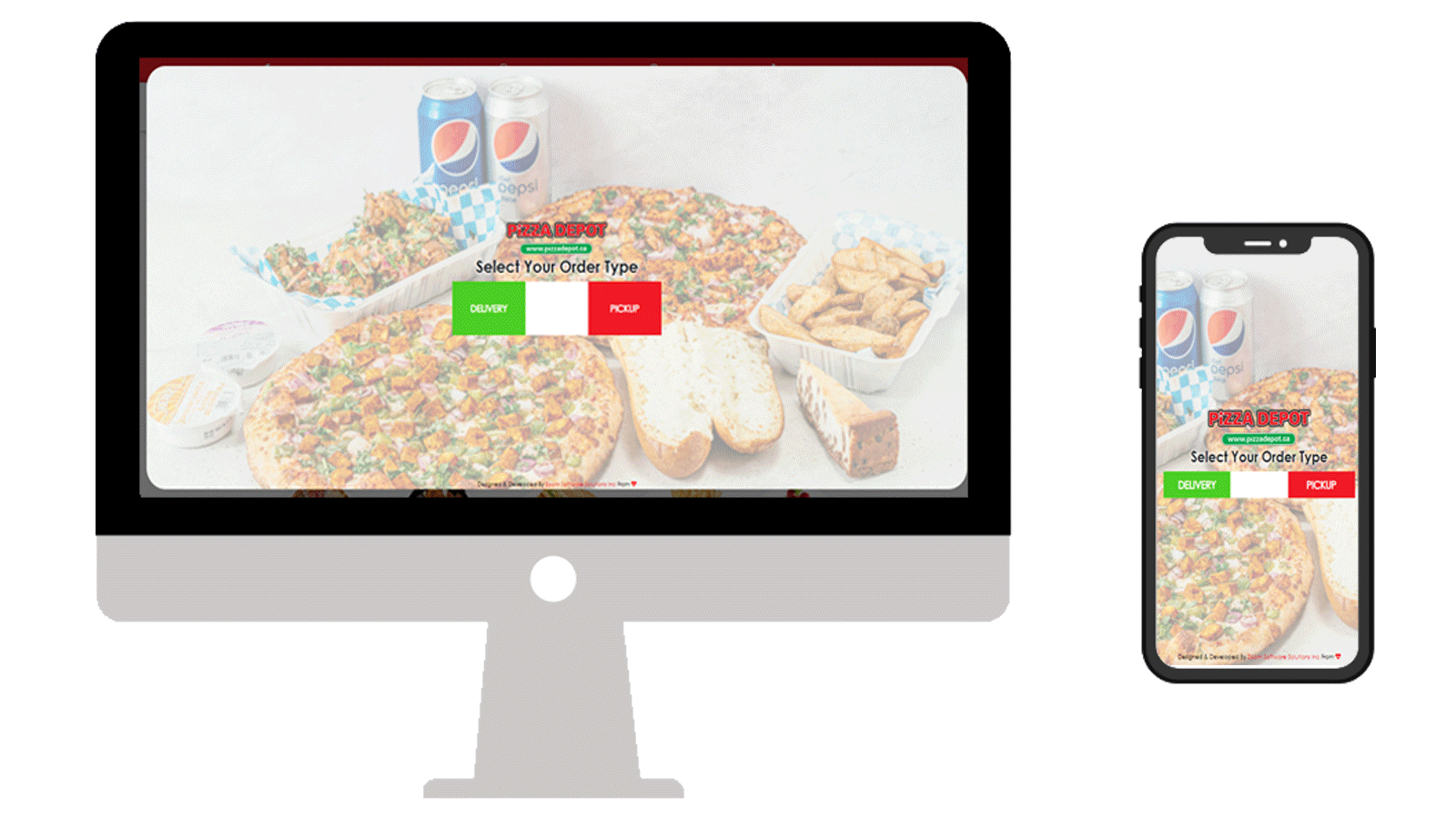 PizPOS Online Ordering System by ZoomSoft